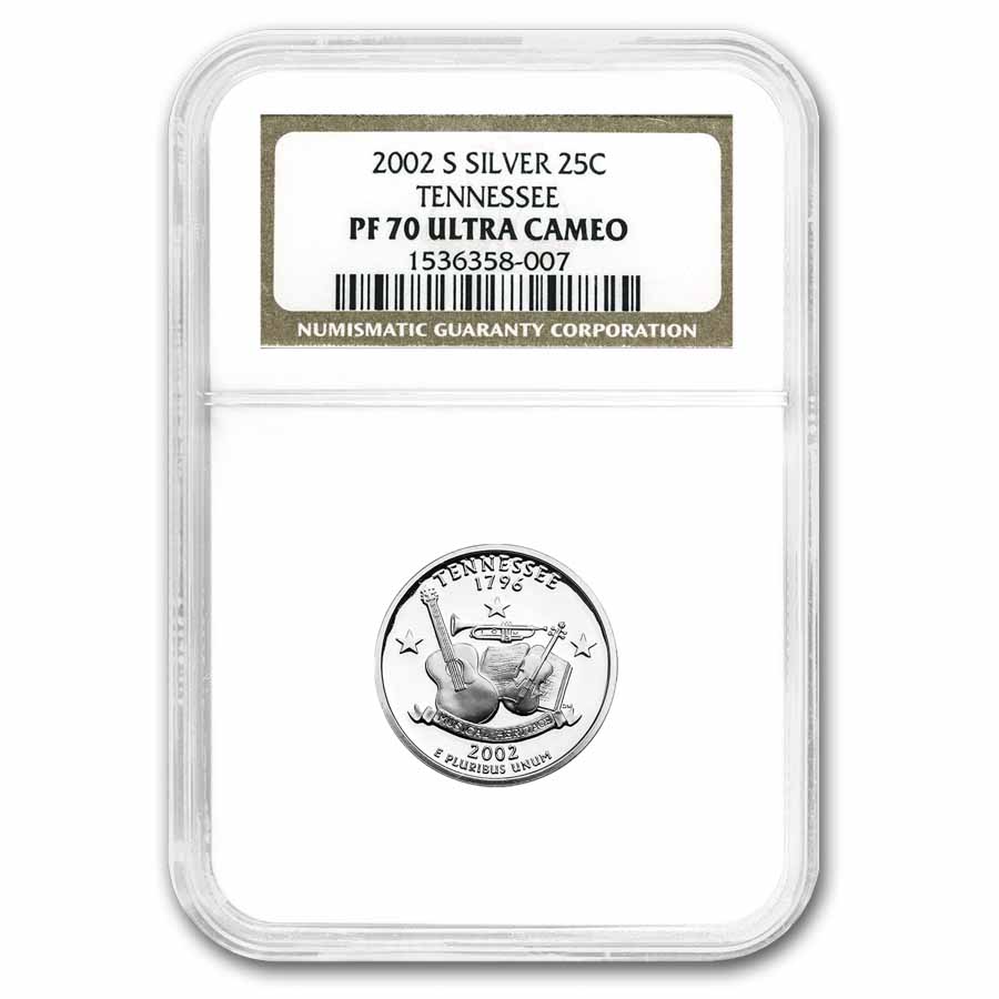 Buy 2002-S Tennessee State Quarter PF-70 UCAM Silver | APMEX